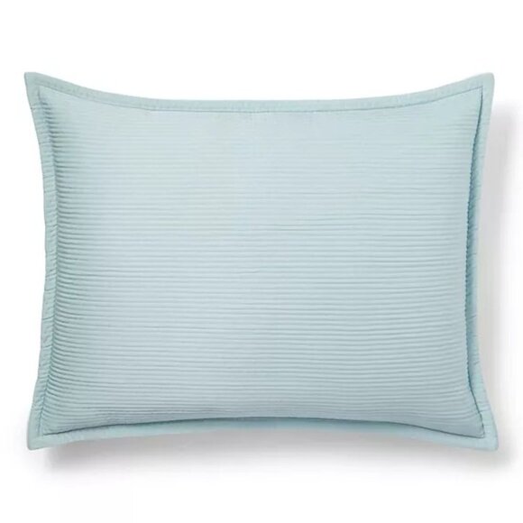 NWT – Ralph Lauren Spencer Matelasse King Sham – Soft Teal - Picture 1 of 5